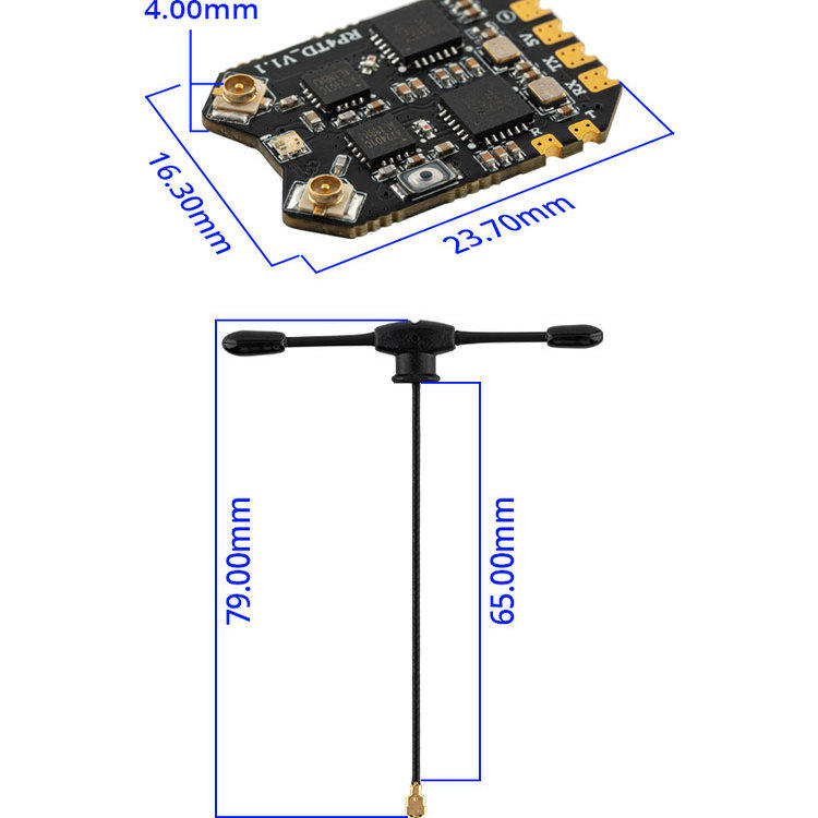 Receptor RadioMaster RP4TD Exp - Drone Control Stick avaliação e preço